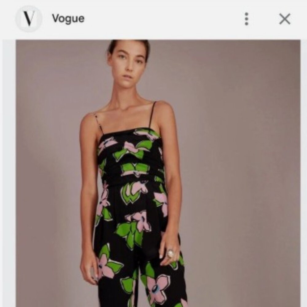 No. 6 Store Women’s Size 1 Jumpsuit 100% Silk